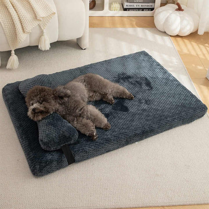 Luxury Faux Fur Dog Bed