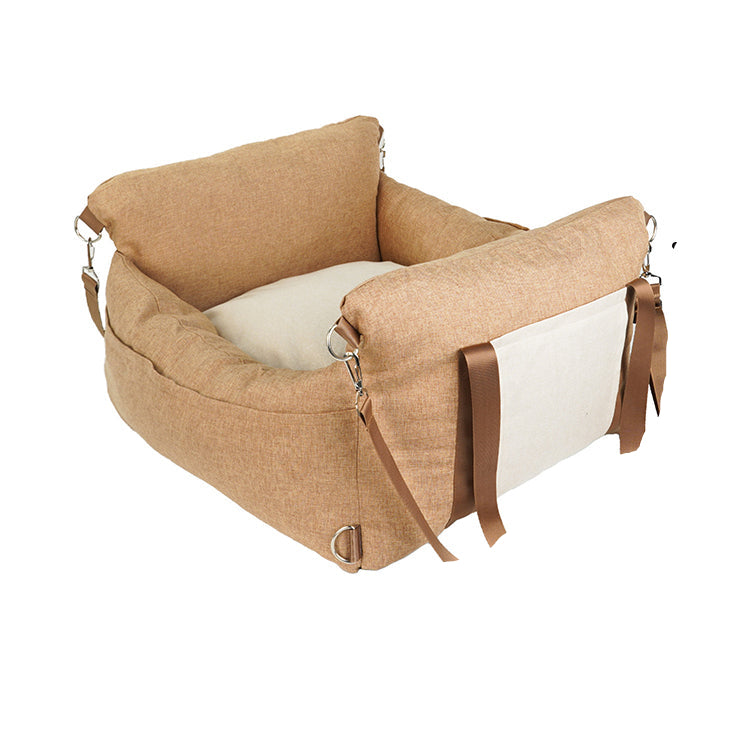 Portable Dog Travel Bed with Car Seat Function